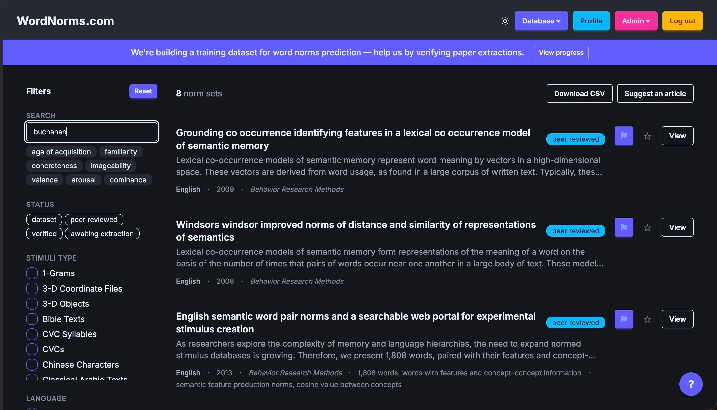 Search page showing results for 'buchanan'
